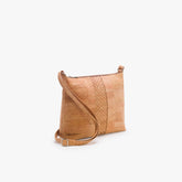 Crossbody Cork Bag with Laser Cut in Detail